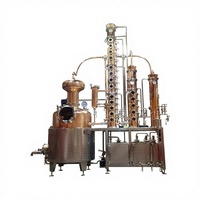 Alambic commercial en cuivre pour la distillation de whisky - 300L/500L/1000L/2000L Personnalisable
