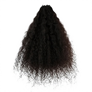 Extensions de cheveux en plumes de vache vierges indiennes de 22 pouces, 100 g - Product Image 1
