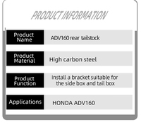 Pour HONDA Adv 160 Crash Guard Moto Pare-chocs Adv160 Crash Barrier 21-24 Moto Crash bar Accessoires
