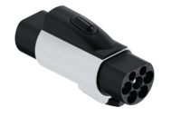 Adaptateur AC Type 2 vers GBT, 3 phases, 380 V, chargeur de voiture électrique Type 2 GBT, adaptateur de chargeur de voiture électrique