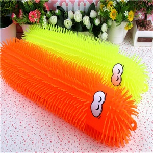 ของเล่นบีบหนอนเรืองแสงน่ารัก ลดราคาพิเศษ กล่องของขวัญขายส่ง ของเล่นบีบ TPR นุ่มนิ่ม ลดความเครียด ของเล่นสัตว์น่ารักสำหรับเด็ก - Product Image 4