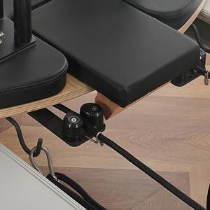 <span class=keywords><strong>Lit</strong></span> de Pilates avec tour, noir chic / argent, aluminium, machine de fitness, trapèze, reformer, <span class=keywords><strong>lit</strong></span> de studio de Pilates portable - Product Image 5