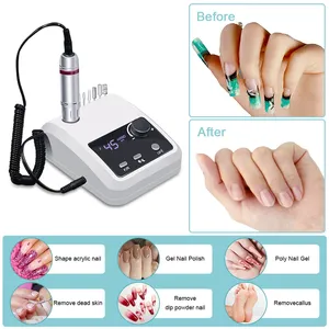 Taladro Eléctrico para Uñas de 45000 RPM, Lima Eléctrica con Pantalla HD, Lápiz de Manicura Metálico, Lijadora Profesional para Uñas - Product Image 6