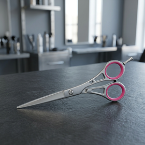 Ciseaux de coiffure professionnels en acier inoxydable, lame tranchante, 6 pouces, manche long léger, pour barbier et coiffeur - Product Image 4