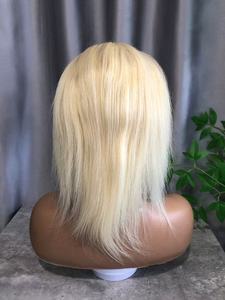 <span class=keywords><strong>Parrucca</strong></span> CF130 Full Lace per Trecce Biondo 613 #   Capelli Umani Vergini <span class=keywords><strong>Afro</strong></span> Kinky Curl 360 Trasparenti, Ideali per Trecce, Molto Belli - Product Image 4