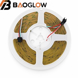 Cuttable Self Adhesive Flexible Cob Led Tape Light 10mm PCB Width Warm White Spotless Flexible LED Strip Light for <b>TV</b> Back - Product Image 1