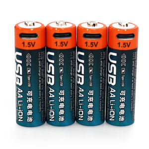 AA Recargable Tipo-C USB Batería de iones de litio portátil 1,5 V Alta capacidad 1480mWh Carga cíclica - Product Image 5