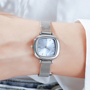 Montre pour femme décontractée et élégante avec bracelet en maille, montre à quartz haut de gamme, montre pour femme étanche - Product Image 5
