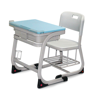 Table et chaise d'étudiant à prix avantageux, sac à livres, bureau d'étude pour enfants, plateau en plastique - Product Image 4