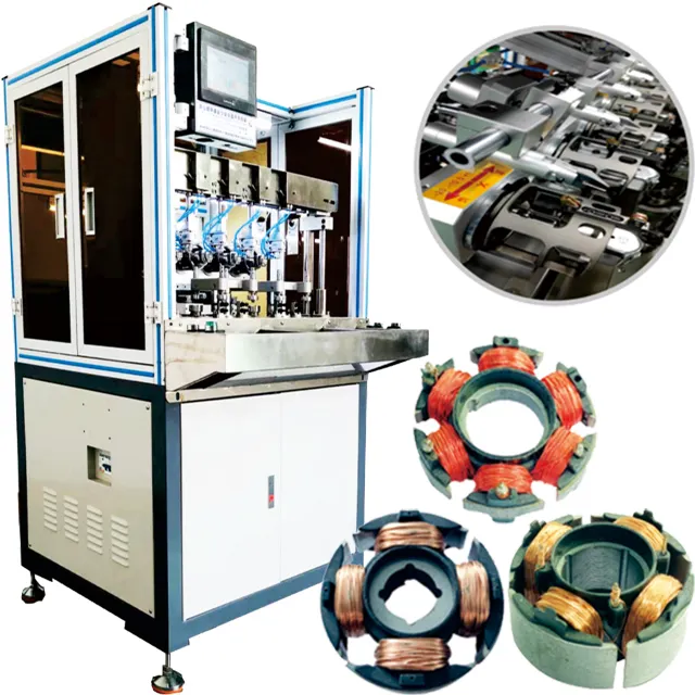 A variety of models are suitable for stator inner and outer winding JG-7204 Torridal transformer winding machine