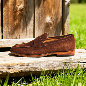Heren schoenen van hoge kwaliteit, elegante casual leren herenschoenen, klassieke stijlvolle schoenen voor feestjes, bruiloften, op maat gemaakte instappers voor heren - Product Image 2