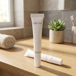 Tube en plastique blanc de 5 ml, 10 ml, 15 ml, 20 ml avec long embout, bouchon intérieur et capuchon à vis, tube vide pour emballage cosmétique de crème pour les yeux - Product Image 2