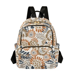 Customs logo Quilted Women's and Men's <b>Backpacks</b> College Wind Travel Student Mom Bag <b>Backpack</b> - Product Image 1