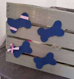 Découpes en bois en <span class=keywords><strong>forme</strong></span> d'os inachevé bricolage pour enfants pour tenture murale jouet en os <span class=keywords><strong>de</strong></span> chien peint et fournitures d'art en gros - Product Image 4