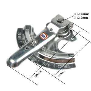 HVAC 볼륨 제어 165mm 길이 간편한 설치를 위한 스테인리스 스틸 사분면 댐퍼 핸들 - Product Image 3