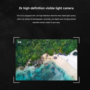 Skydroid C12 Thermal Imagery 3-Axis Dual Light Gimbal Camera 2K Resolution AI Automatic Tracking PTZ Camera <strong>Drone</strong> <strong>Accessories</strong> - Product Image 3