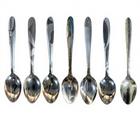 Ensemble de couverts en acier inoxydable sablé, prix d'usine, cuillères et fourchettes, vente en gros, couverts occidentaux pour les marchés africains