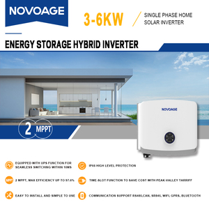 ระบบไฮบริด 2 MPPT AC to AC 4kW สำหรับบ้าน ใช้กับระบบกริดไฟฟ้าเฟสเดียว  คลื่นไซน์บริสุทธิ์ ประสิทธิภาพ 97.6% รับประกัน 5/10 ปี - Product Image 1