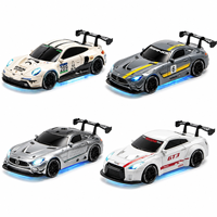 Voiture miniature RC à échelle 1/43, semi-électrique, 2,4G, voiture de course télécommandée, jouet pour enfants