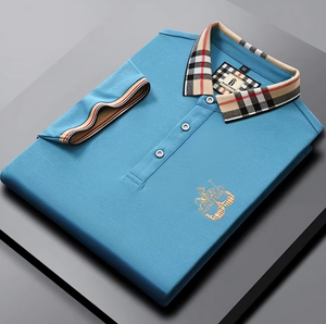 Nouveau Polo Homme Tendance 2026 – Simple, Décontracté, en Coton Pur, Respirant, Anti-boulochage, Polyvalent - Product Image 3