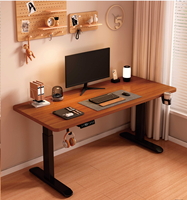 Bureau d'ordinateur réglable en bois DGT CD-01