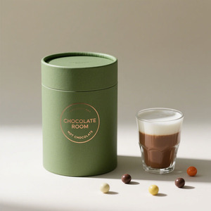 Phân Hủy Sinh Học Tùy Chỉnh Thiết Kế Xi Lanh Tròn Ống Giấy Bao Bì Hộp Bánh Quy Sô Cô La Kẹo Nướng Bánh Snack Cấp Thực Phẩm Có Thể - Product Image 1