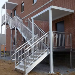 Steps Dip Risers Step Galvanized Treads Grating Stair Metal <strong>Grate</strong> Stairs for Hot Tread Anti Slip Metal <strong>Grate</strong> Stairs - Product Image 4