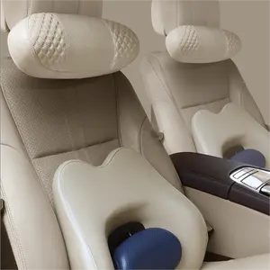 TOP venda ajustável carro assento encosto travesseiro apoio pescoço almofada para viagens
