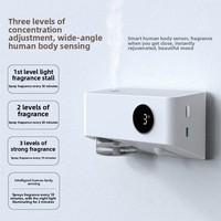 Diffuseur d'arômes intelligent sans brouillard à détection humaine pour cafés internet et dortoirs ; Désodorisant mural intelligent pour maisons, hôtels et toilettes
