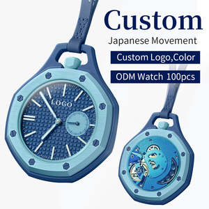 OEM Watch Logo Customized Quartz Watches Decorative Wall <b>Clock</b> Luminous Stainless Steel Hanging Watches Pocket Watch for Unisex - Product Image 1