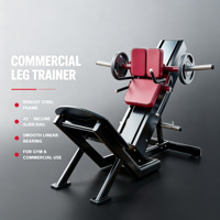 Machine de musculation professionnelle HV pour squats à 45 degrés, presse à jambes en acier pour usage commercial en salle de sport
