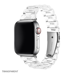 Nouveau <span class=keywords><strong>bracelet</strong></span> en résine transparente à trois perles pour montre <span class=keywords><strong>Apple</strong></span> 49/38mm <span class=keywords><strong>bracelet</strong></span> en résine intelligent pour iwatch série 8 SE <span class=keywords><strong>bracelet</strong></span> de montre en résine transparente - Product Image 5