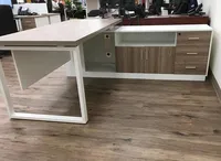 Bureau exécutif haut de gamme grand bureau de luxe pour le gestionnaire utiliser Chief Officer Desk