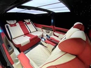 Canapé-lit de luxe pour voiture, utilisé pour la conversion de véhicule avec fonction coulissante et accoudoir central, sièges couchants pour bus - Product Image 2