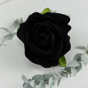 LO-777 Vente en gros de têtes de <span class=keywords><strong>roses</strong></span> artificielles en soie faites à la main pour mariage, Saint-Valentin, boîte à fleurs et décoration de gâteaux - Product Image 3