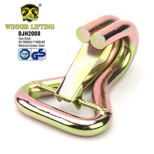 5000kg 2 inch kẽm mạ đôi J kim loại móc cho hàng hóa lashing - Product Image 1