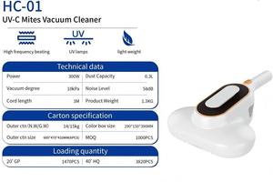 Aspiradora Doméstica para Cama, Sofá y Auto, Todo en Uno, con Eliminación de Ácaros UV para Mascotas, Alta Potencia de Succión, Uso en Seco y Húmedo - Product Image 6
