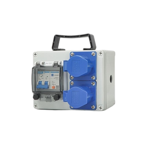 2x16A Industrial Socket + 2P RCD <b>Box</b>, Support customization. Contact customer service for a quote - Product Image 1