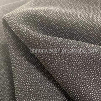 Tissu de doublure synthétique pe à double points, blanc noir, largeur 150cm, vente en gros, 65g, chine
