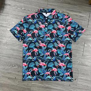 T-shirt de golf décontracté en polyester respirant pour l'été, avec impression par sublimation intégrale personnalisée, pour adultes et enfants, polos - Product Image 3