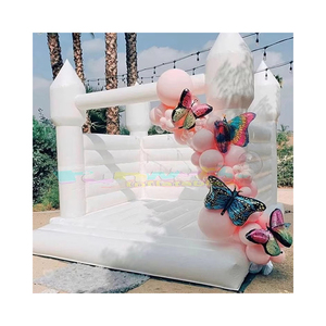 Fête adulte divertissement papillon ballons roses pull gonflable rebond maison mariage château gonflable - Product Image 1