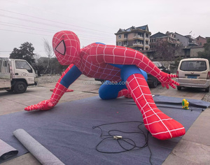 Pallone Gonfiabile Gigante <span class=keywords><strong>di</strong></span> Spiderman in Materiale Oxford con Facile Montaggio e Design Resistente per Decorazioni Esterne - Product Image 4