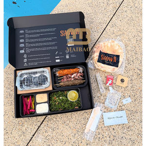 Boîte de papier de barbecue de brochettes de restaurant arabe avec grilles de barbecue intégrées - Product Image 6