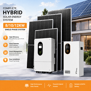 Kit solaire hybride complet 12 kW EPS hors réseau avec système de stockage de batterie au lithium 11,7 kWh - Product Image 1