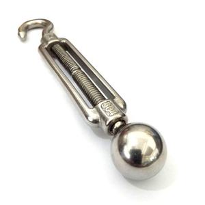 Tensor de acero inoxidable 1/4 UNC, con gancho de bola soldado y tornillos de escurridor de bolas, 304 - Product Image 6