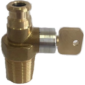 Vanne de bouteille GPL avec verrouillage de protection du remplissage - Product Image 1