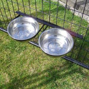 Cheap Heavy Duty Big Metal <strong>Dog</strong> Crate Large Wire Mesh Pet <strong>Dog</strong> Cages <strong>Kennel</strong> with Roof Bowl for Large Middle <strong>Dogs</strong> - Product Image 5