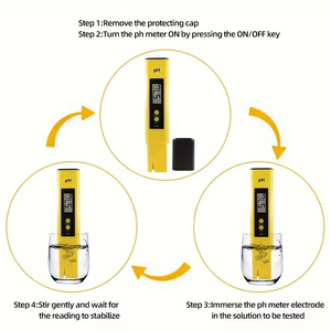 ปากกาทดสอบค่าพีเอชของน้ำมีความแม่นยำสูงขนาดพกพา0-14มิเตอร์วัดค่า pH ของน้ำไฮโดรโปนิกส์0.01ดิจิตอลคุณภาพค่าพีเอช - Product Image 4