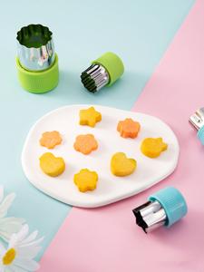 Wholesale Stainless Steel <b>Fruit</b> Cutting Embossing Mold Small Wonton Biscuit Heart/Flower Shape <b>Vegetables</b> Cutter - Product Image 5