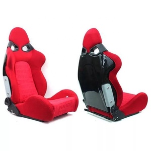 Asiento Deportivo Reclinable <span class=keywords><strong>CUGAR</strong></span>, Asiento de Competición de Tela Premium con Deslizadores de Doble Bloqueo para JDM y Alto Rendimiento en Pista - Product Image 1
